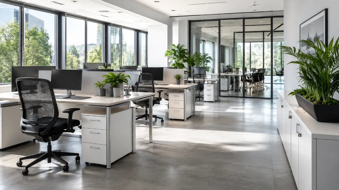 gepflegtes Büro / Arbeitsumgebung